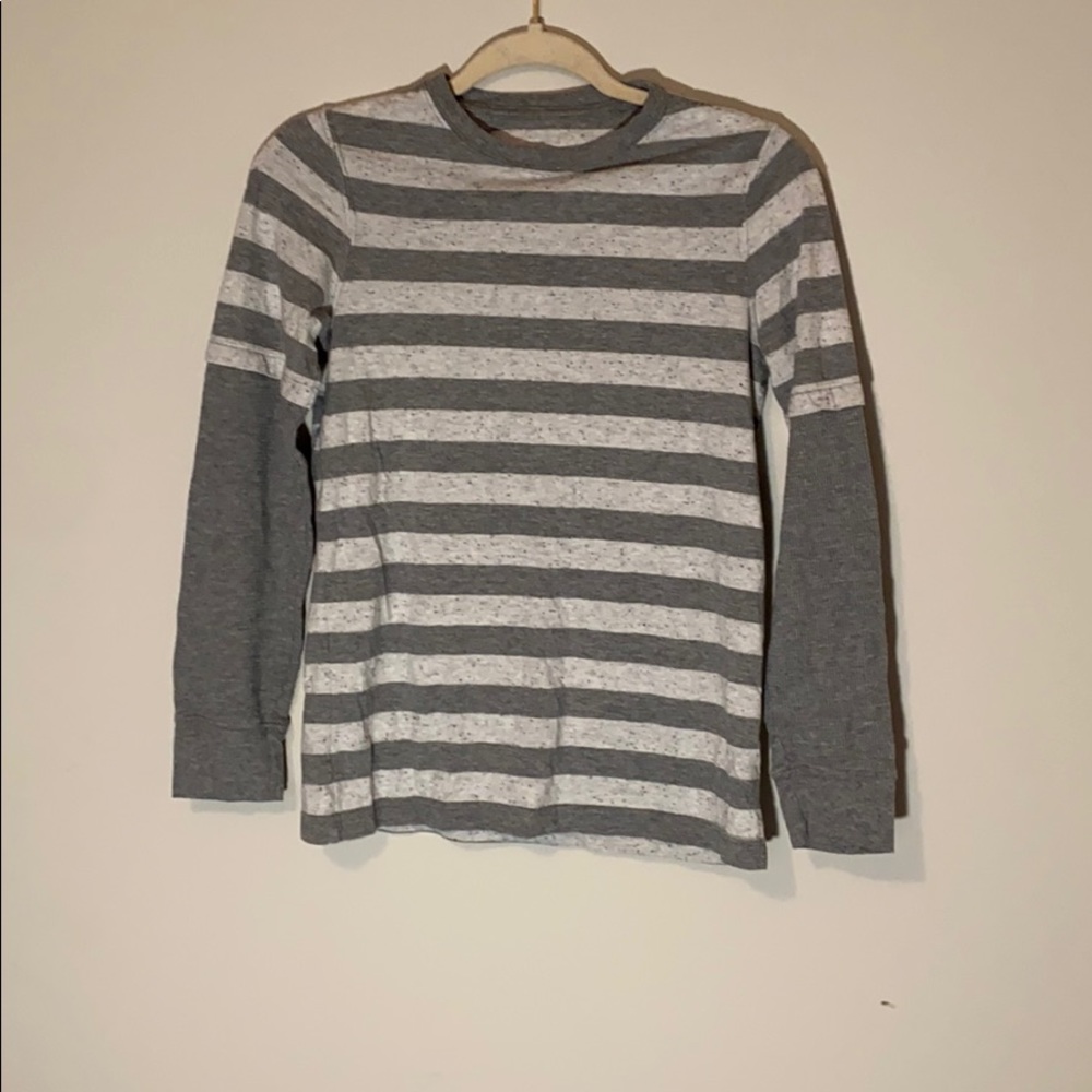 Boys striped layered shirt